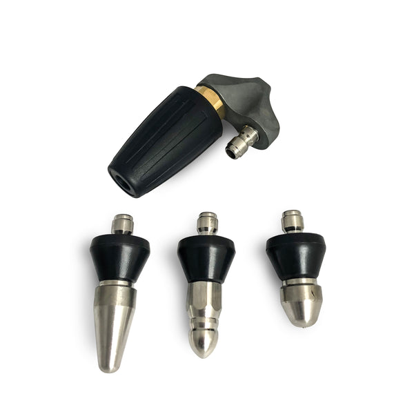 Sewer Cleaning Nozzle Set (4pc)