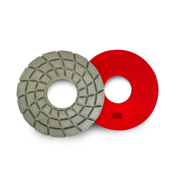 Paddock Round Resin Polishing Pads 175mm 100 Grit