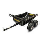 poly dump cart tipper trailer for quad bike