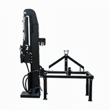The Paddock Tractor 3pt Mount Log Splitter by Paddock features a durable metal frame and vertical dual-action splitting, making it ideal for heavy-duty wood processing; shown isolated on a white background.