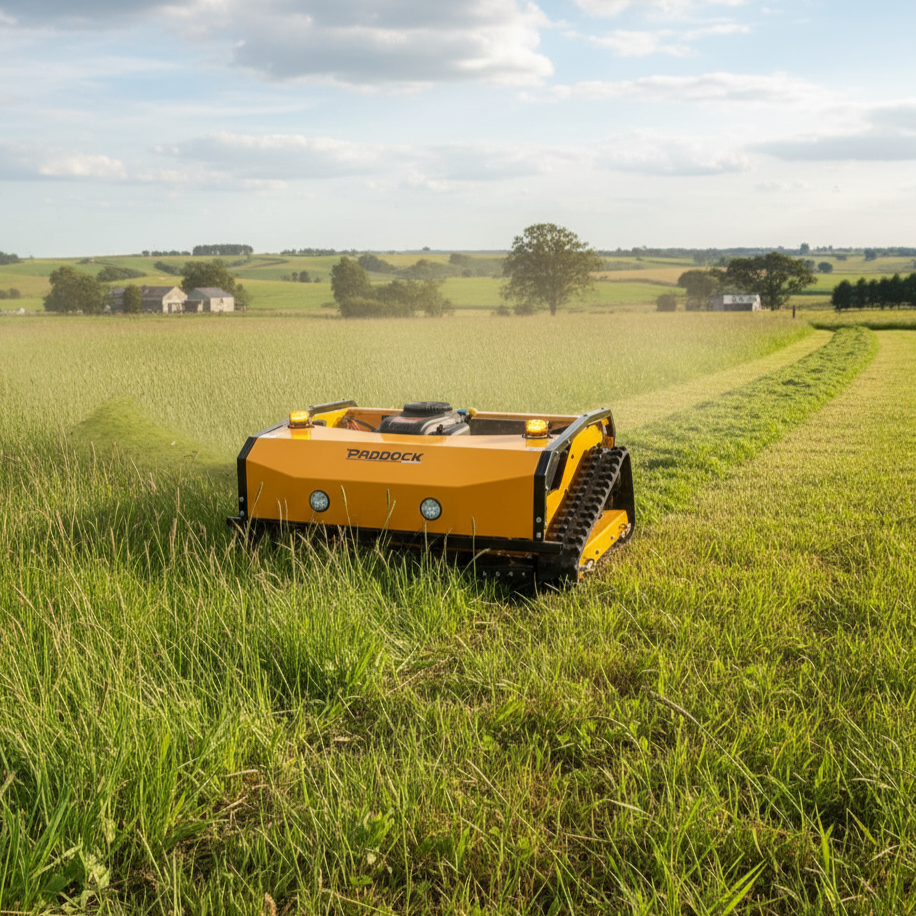 Remote Control Grass Slasher Mower | Paddock Machinery Australia ...