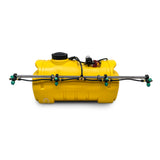 Broad cast weed and fertilizer sprayer