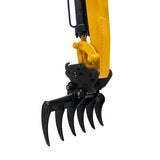 heavy duty excavator rake attachment