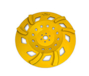 concrete polishing disc 250mm 6 segment 150 grit soft bond