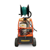 hot water pressure washer with hose reel mobile