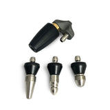 pressure washer nozzle set for drains and sewers