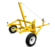 round hay bale trailer with winch