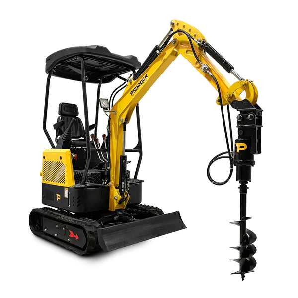 auger driver attachment for mini excavator