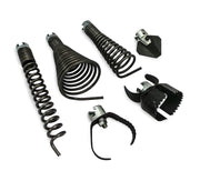 sectional drain sewer cleaner cutting head set