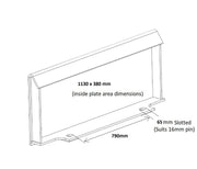 Skid Steer Bucket Hitch Plate Dimensions