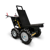 flat bed attachment for power wheel barrow